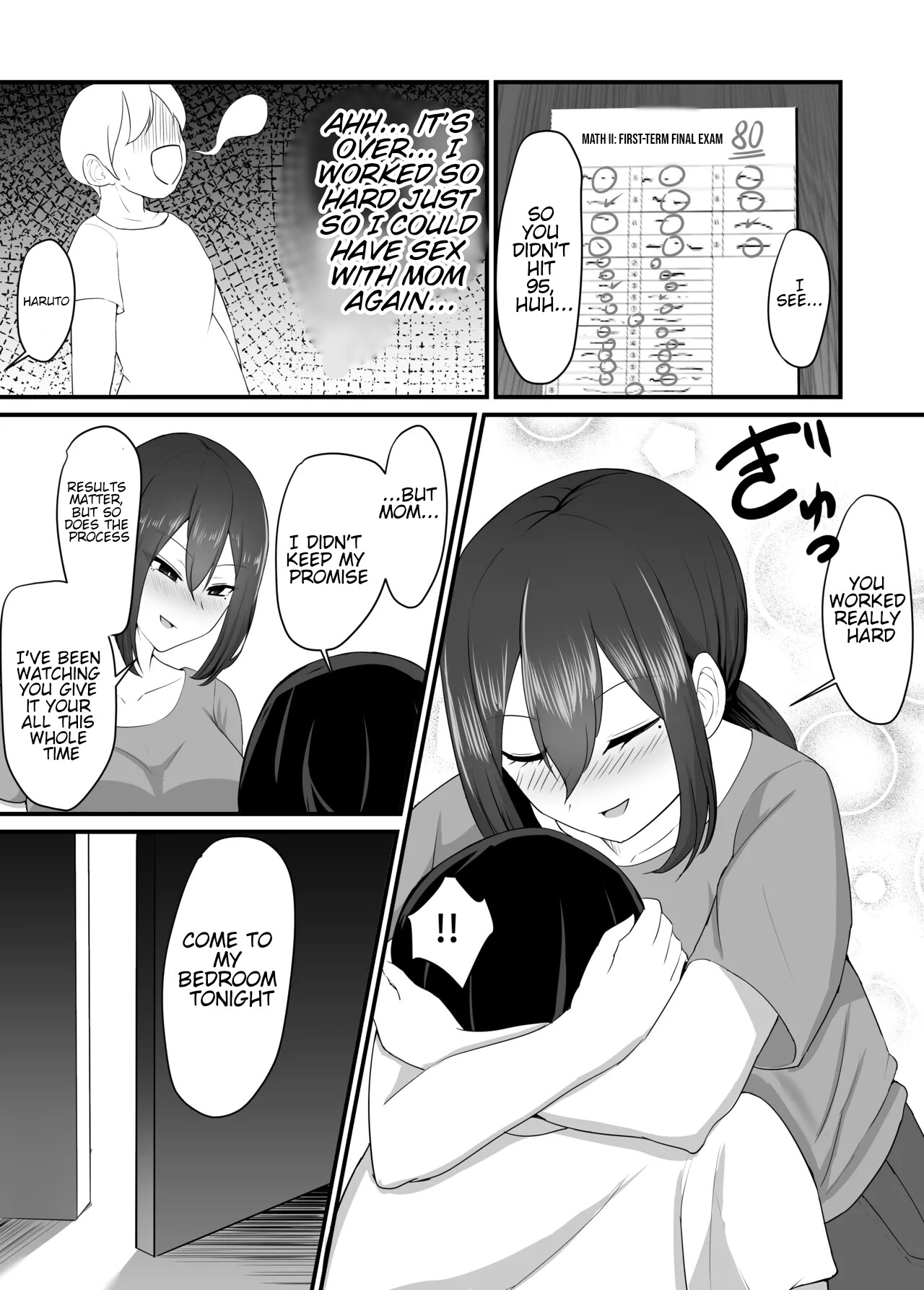 Hentai Manga Comic-Some dude stole my girl, so I blew off steam with my mom.-Read-56